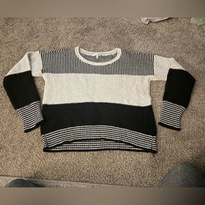 Victoria's Secret Monochrome Striped Sweater